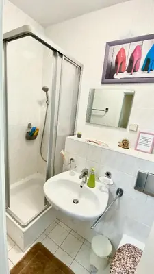 Ein Badezimmer in der Unterkunft Haus ZUR PINGE