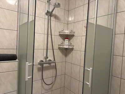 Ein Badezimmer in der Unterkunft Ferienwohnung zum Winterberg