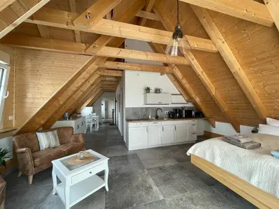 Ein Bett oder Betten in einem Zimmer der Unterkunft SEENLANDHOF