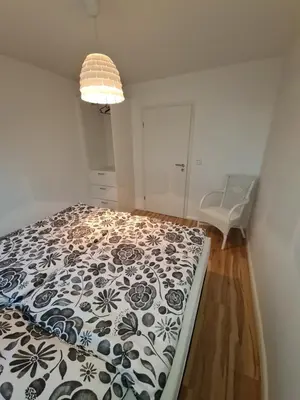 Ein Bett oder Betten in einem Zimmer der Unterkunft Haus Fernblick