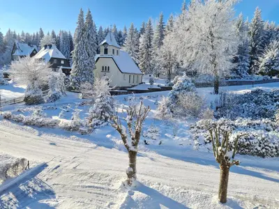 Haus Fernblick im Winter