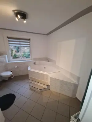 Ein Badezimmer in der Unterkunft Haus Fernblick