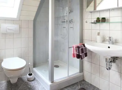 Ein Badezimmer in der Unterkunft Spielzeugmacherhaus