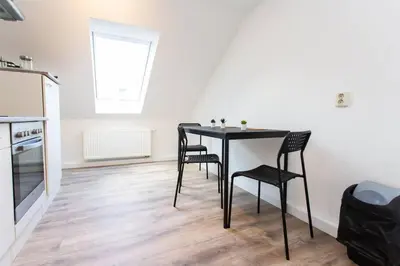 Küche/Küchenzeile in der Unterkunft Apartment Chemnitz-Kappel - Perfekt gelegen zwischen Messe und Zentrum