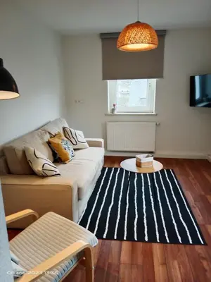 Ein Sitzbereich in der Unterkunft precioso apartamento 1B