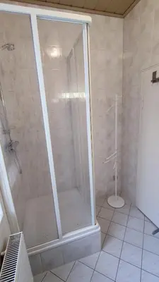 Ein Badezimmer in der Unterkunft Ferienwohnung Eppendorf