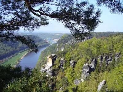 Naturlandschaft in der Nähe der Ferienwohnung