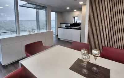 Küche/Küchenzeile in der Unterkunft Ferienhaus Sky