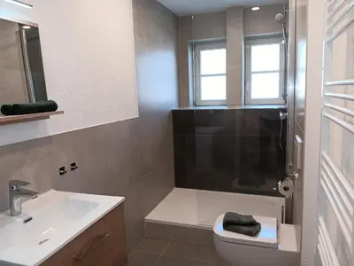 Ein Badezimmer in der Unterkunft Ferienwohnung Zimmermann