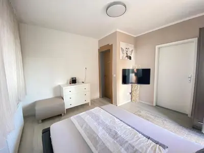 TV/Unterhaltungsangebot in der Unterkunft Villa Blue Max