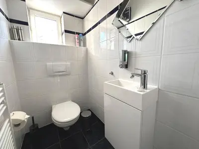 Ein Badezimmer in der Unterkunft Apartement am Schloss Pillnitz