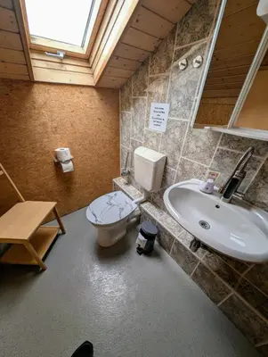 Ein Badezimmer in der Unterkunft Ferienhaus Marx