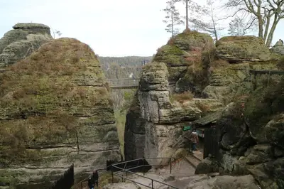 Naturlandschaft in der Nähe der Ferienwohnung