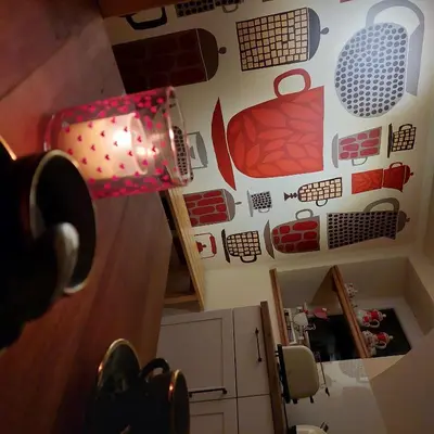 Küche/Küchenzeile in der Unterkunft NEU! Ferienwohnung Böhlitz Neun