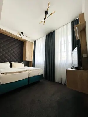 Ein Bett oder Betten in einem Zimmer der Unterkunft Gemütliches Apartment mit Blick zur Frauenkirche