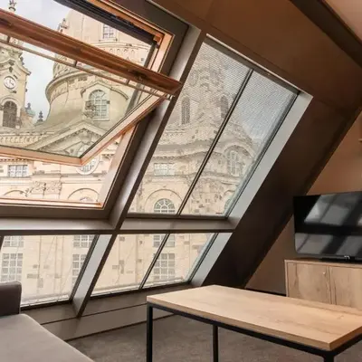 Familienapartment mit Panoramablick zur Frauenkirche
