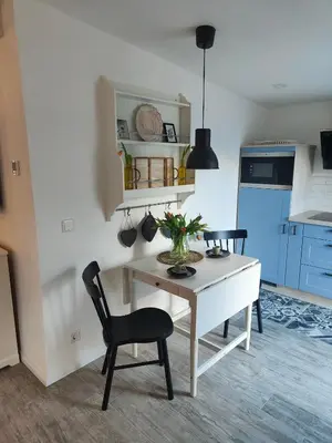 Küche/Küchenzeile in der Unterkunft Ferienhaus im Wesenitztal