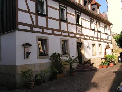 Das Gebäude in dem sich die Ferienwohnung befindet