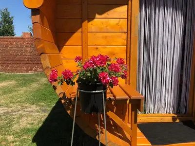Ein Garten an der Unterkunft Fewo Gästeunterkunft Drathschmidt