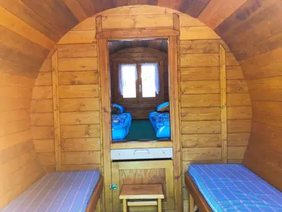 Ein Bett oder Betten in einem Zimmer der Unterkunft Fewo Gästeunterkunft Drathschmidt