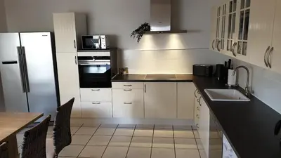 Küche/Küchenzeile in der Unterkunft BIG Apartment BaLi