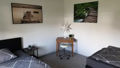 Ein Bett oder Betten in einem Zimmer der Unterkunft BIG Apartment BaLi