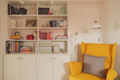 Die Bibliothek in der Ferienwohnung