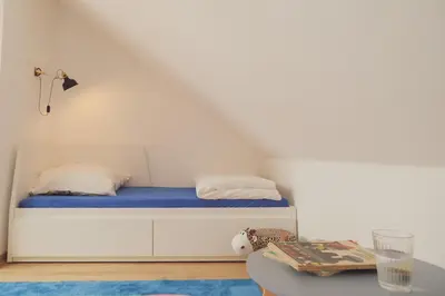 Ein Bett oder Betten in einem Zimmer der Unterkunft Haus Hummel Ferienwohnung Liese