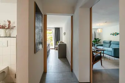 Ein Sitzbereich in der Unterkunft NEU! Ferienwohnung Andreas Radebeul