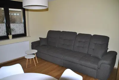 Ein Sitzbereich in der Unterkunft Fewo / Monteurswohnung Heller Nerchau