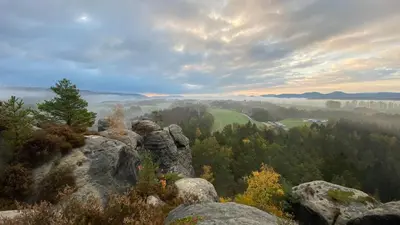 Naturlandschaft in der Nähe der Ferienwohnung