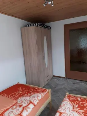 Ein Bett oder Betten in einem Zimmer der Unterkunft Bungalow blühende Oase