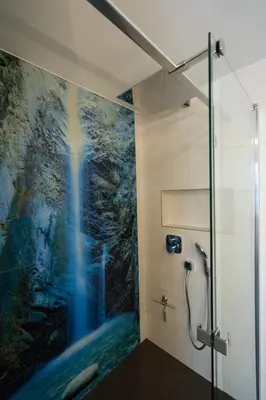 Ein Badezimmer in der Unterkunft Hochwertiges Apartment / 120m² / Dachterrasse / Parking