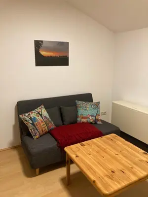 Ein Sitzbereich in der Unterkunft Ferienwohnung Zweinig 03
