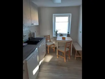 Küche/Küchenzeile in der Unterkunft NEU! Ferienwohnung Hanka