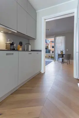 Küche/Küchenzeile in der Unterkunft Luxury Home / 2-Raum-Apartment an der Frauenkirche