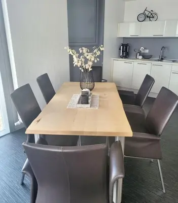 Küche/Küchenzeile in der Unterkunft Appartment Seeblick 4