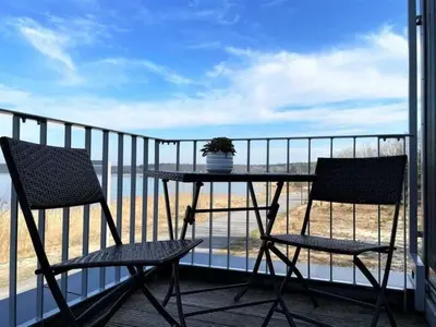 Ein Balkon oder eine Terrasse in der Unterkunft Appartment Seeblick 4
