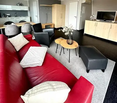 Küche/Küchenzeile in der Unterkunft Appartment Seeblick 4