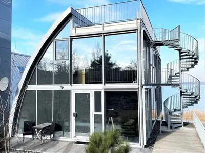 Ein Balkon oder eine Terrasse in der Unterkunft Appartment Düne 10 2OG