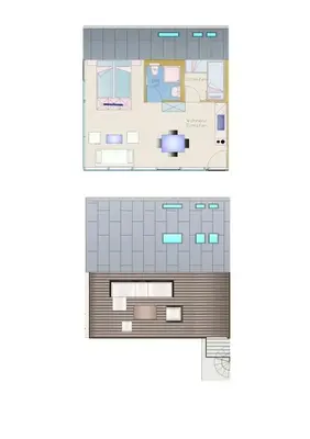 Grundriss der Unterkunft Appartment Seeblick 9