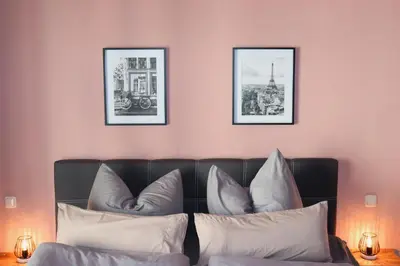 Ein Bett oder Betten in einem Zimmer der Unterkunft Studio - ONE / Netflix Balkon Wifi