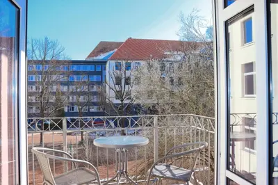 Ein Balkon oder eine Terrasse in der Unterkunft Studio - ONE / Netflix Balkon Wifi
