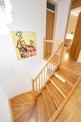 Grundriss der Unterkunft Loft mit Balkon im Historischen Altbau am Marktplatz - 75qm, DisneyPlus, 300mbs Internet