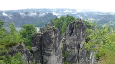 Naturlandschaft in der Nähe der Ferienwohnung