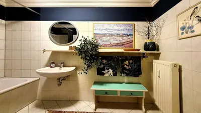 Ein Badezimmer in der Unterkunft ArtHouse Bad Schandau