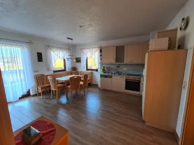 Küche/Küchenzeile in der Unterkunft Ferienwohnung Weber