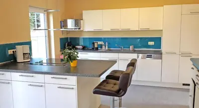 Küche/Küchenzeile in der Unterkunft Countryside-Lovers - Ganzes Haus 100m² für euch allein mit Garten