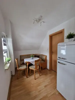 Küche/Küchenzeile in der Unterkunft Ferienwohnung Haus Sonnenblick