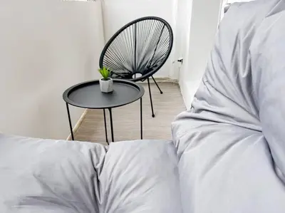 Ein Bett oder Betten in einem Zimmer der Unterkunft Ferienwohnung 4 Personen *Parkplatz, WLAN, Waschmaschine*